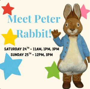 Read more about the article Meet Peter Rabbit at Waterstones – 24th – 25th October